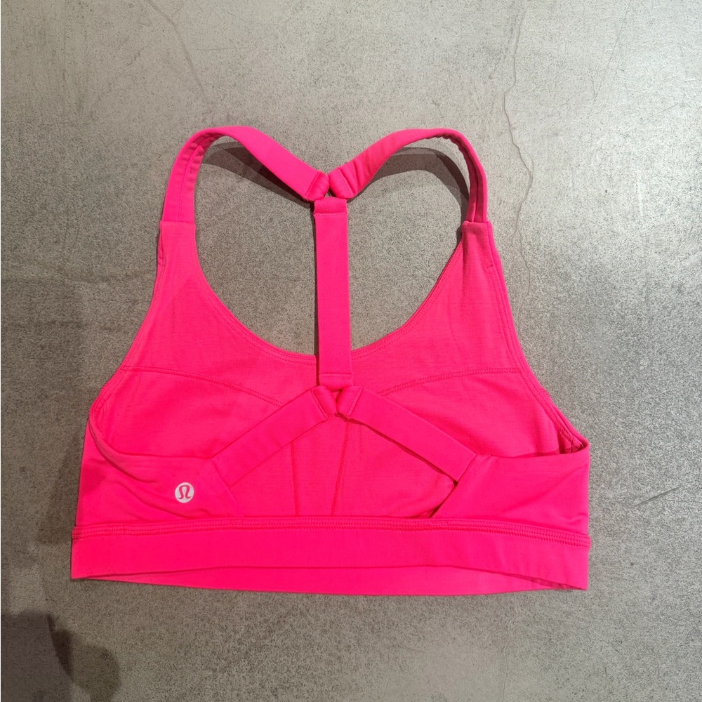 lululemon athletica Vibrant Pink Sports Bra